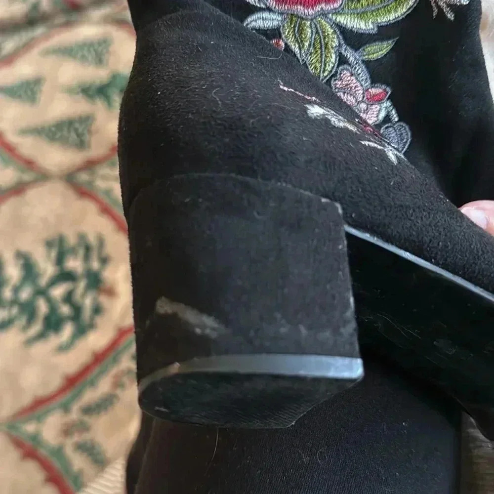 Inpo “Electra” suede embroidered boots size 8 - Picture 7 of 7